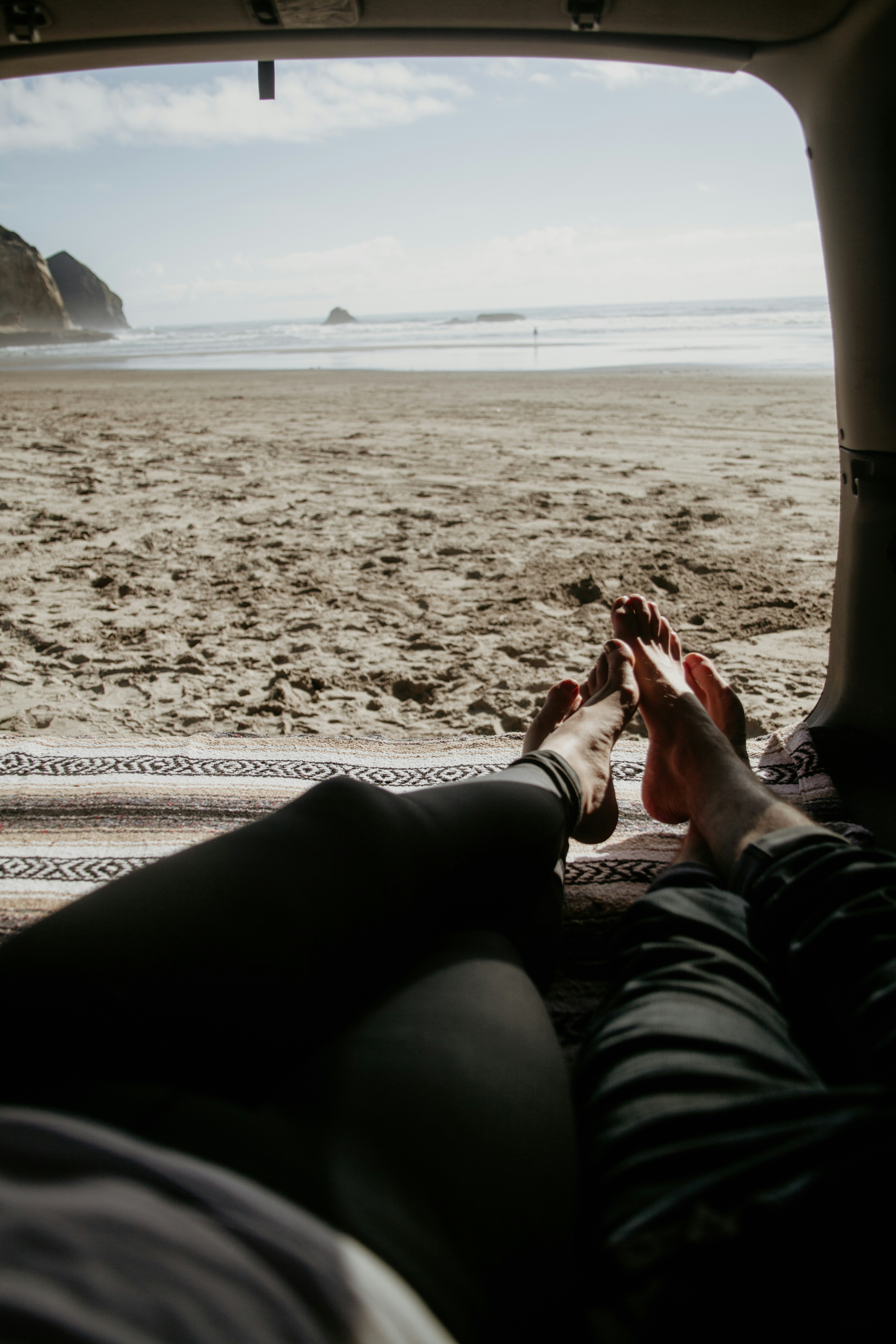 Beach day is a lazy day