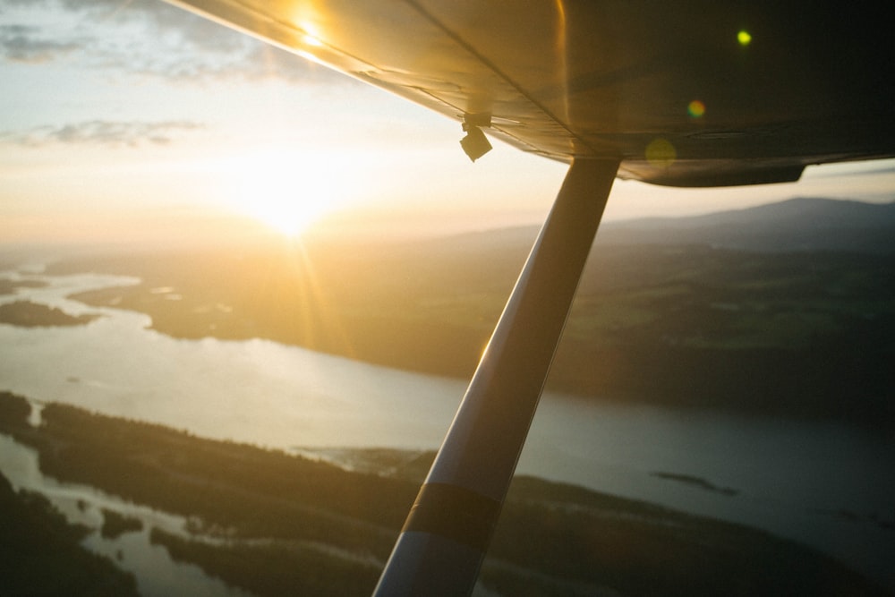 selective focus photography of yellow sun