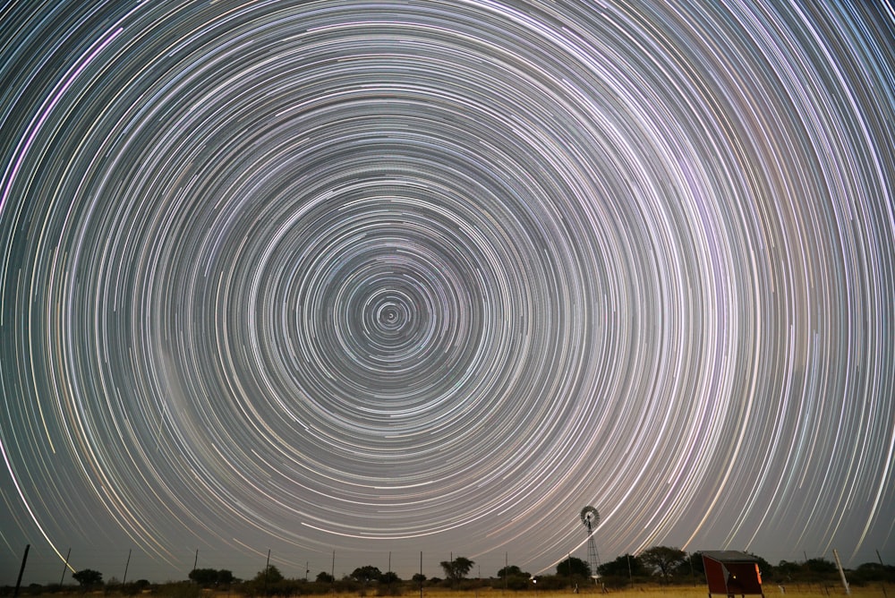 Lapso de tiempo de estrellas