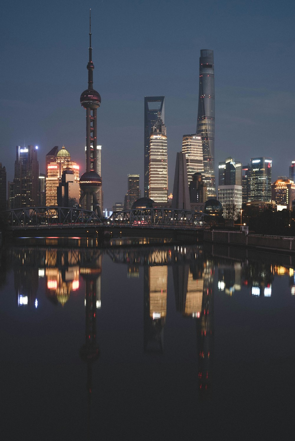 landscape photo of city during nighttime