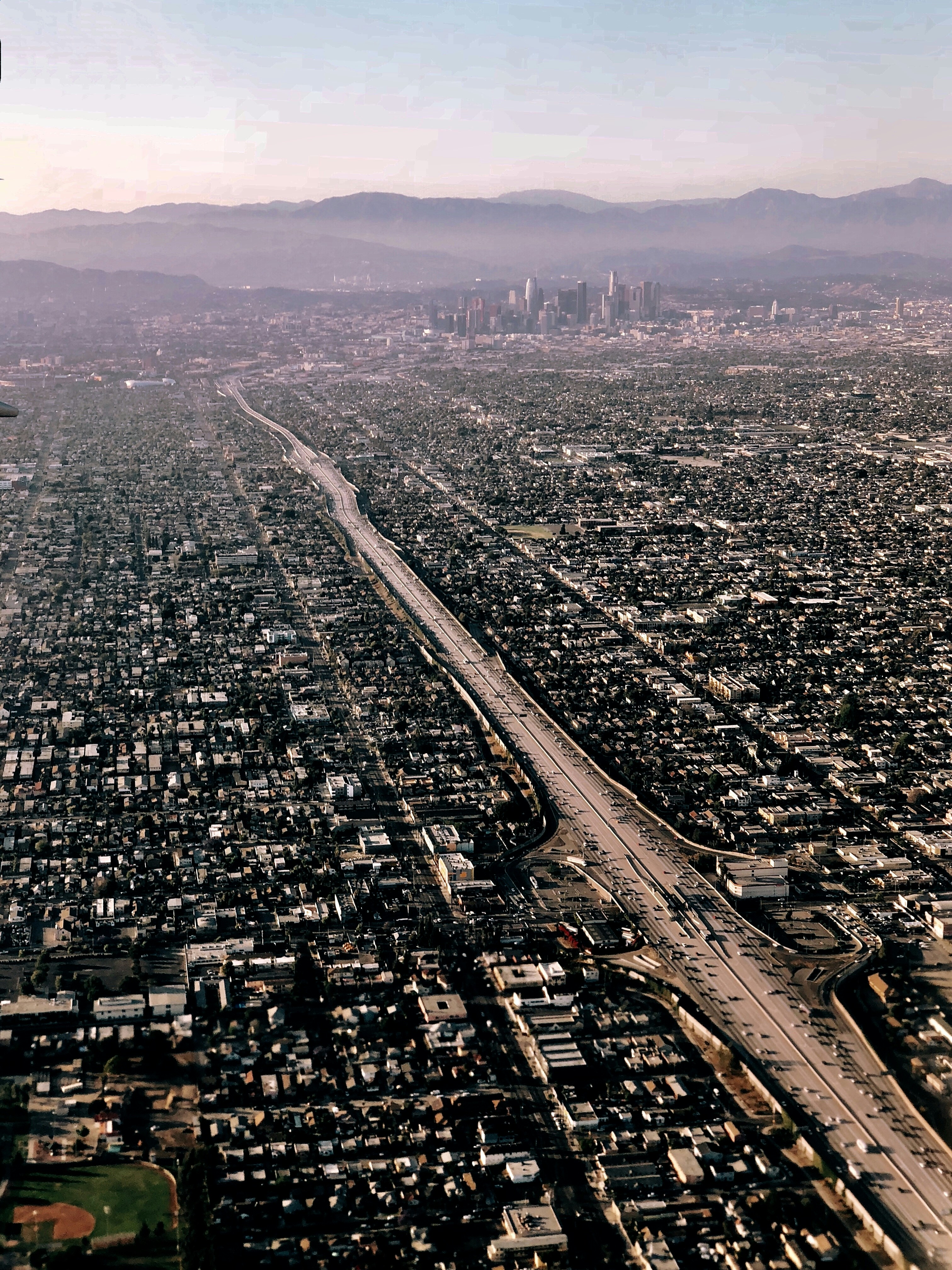 bird's-eye view photo of city