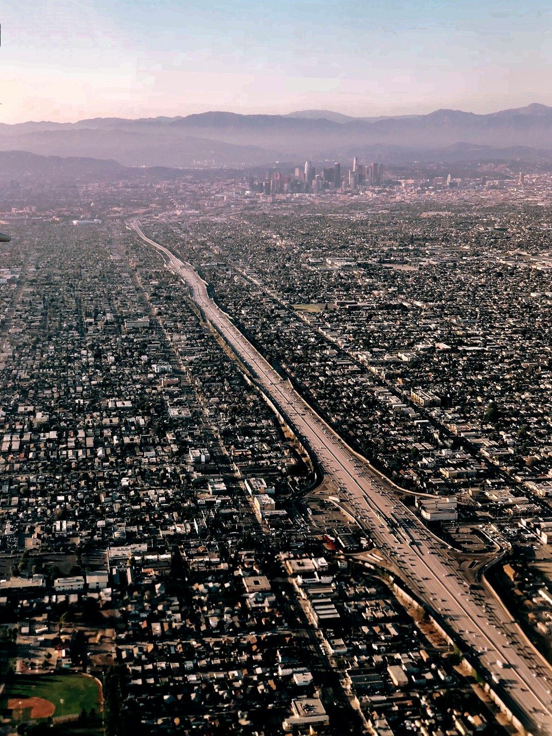 bird's-eye view photo of city