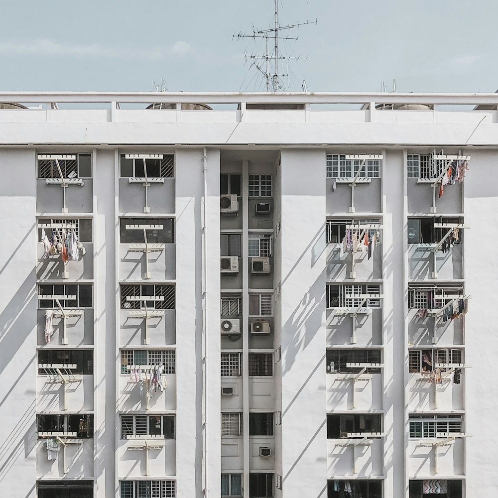 architectural photo of white building