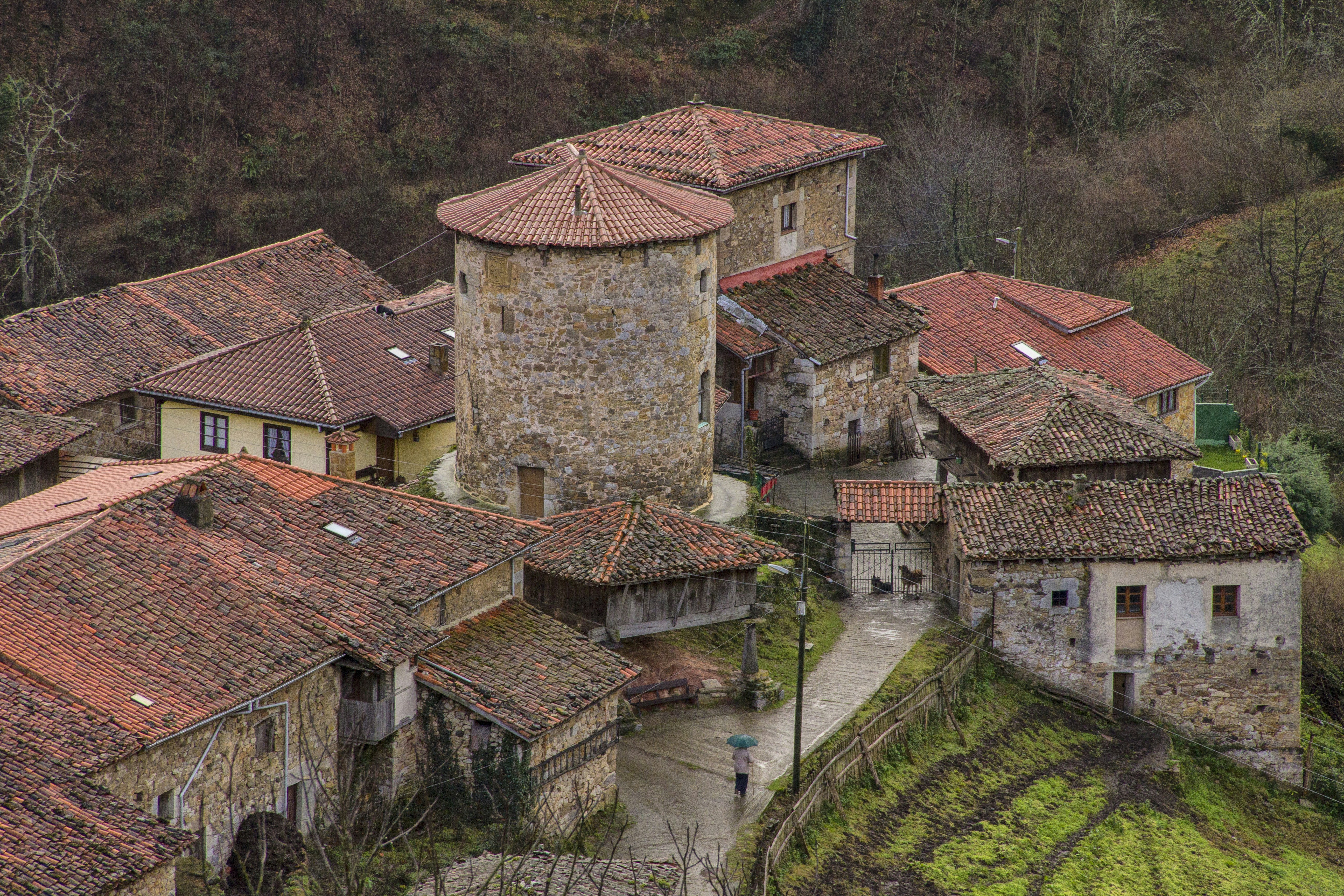 Banduxo, Medieval Village, Asturias, Spain