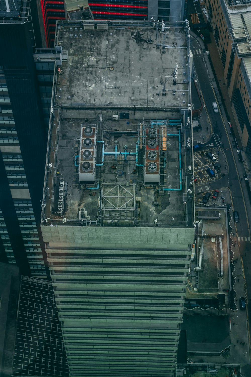 Photographie aérienne d’un immeuble de grande hauteur