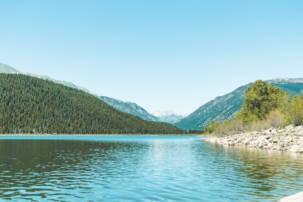 photo de paysage de plan d’eau