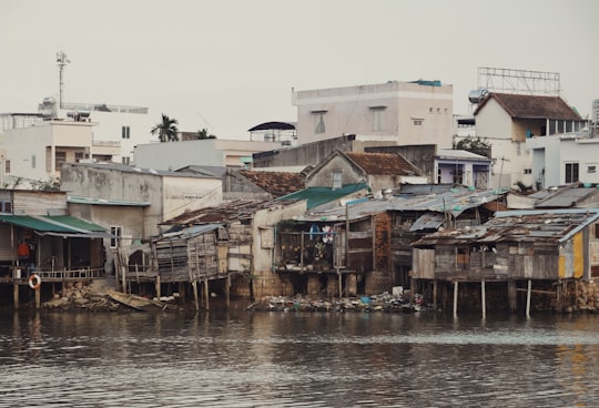 photo of houses near body of water in Nha Trang Vietnam