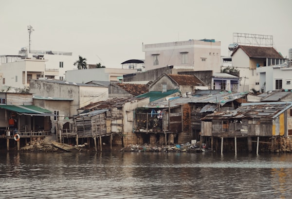 I saw these homes in Nha Trang while motorbiking around the city and had to stop to capture them at sunset.by Jordan Opel