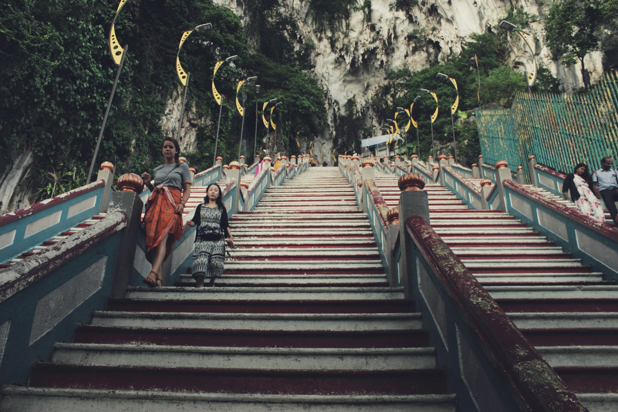 One of the many tourist attractions that you simply cannot miss when visiting Kuala Lumpur is the Batu Caves. It’s a hidden temple inside a–you guessed it–cave.