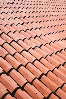 brown roof tiles