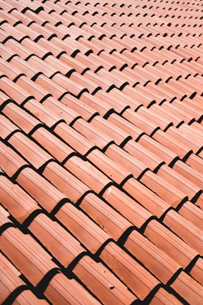 brown roof tiles