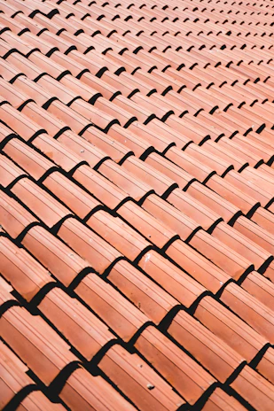 brown roof tiles