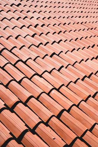 brown roof tiles