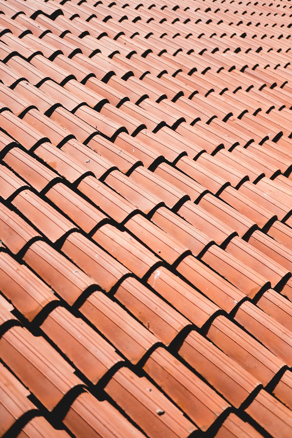 brown roof tiles