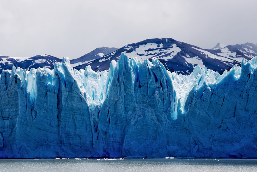 빙하의 풍경 사진