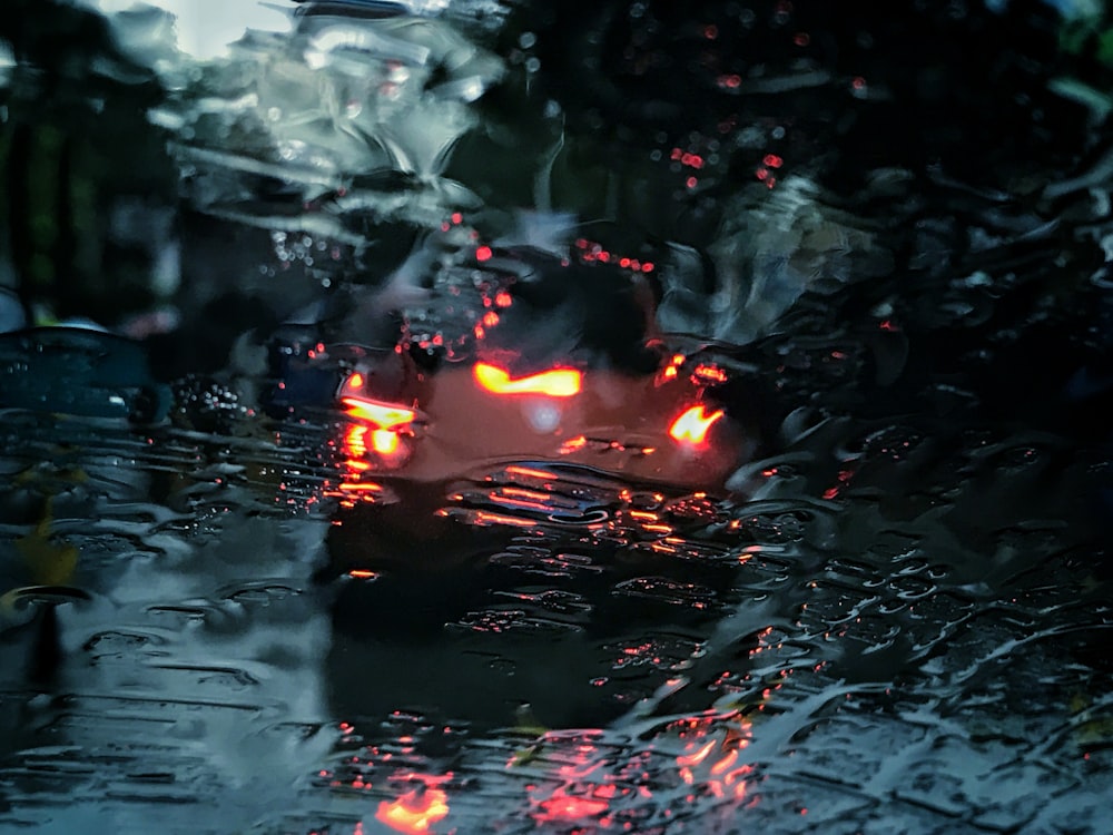 clear liquid on windshield