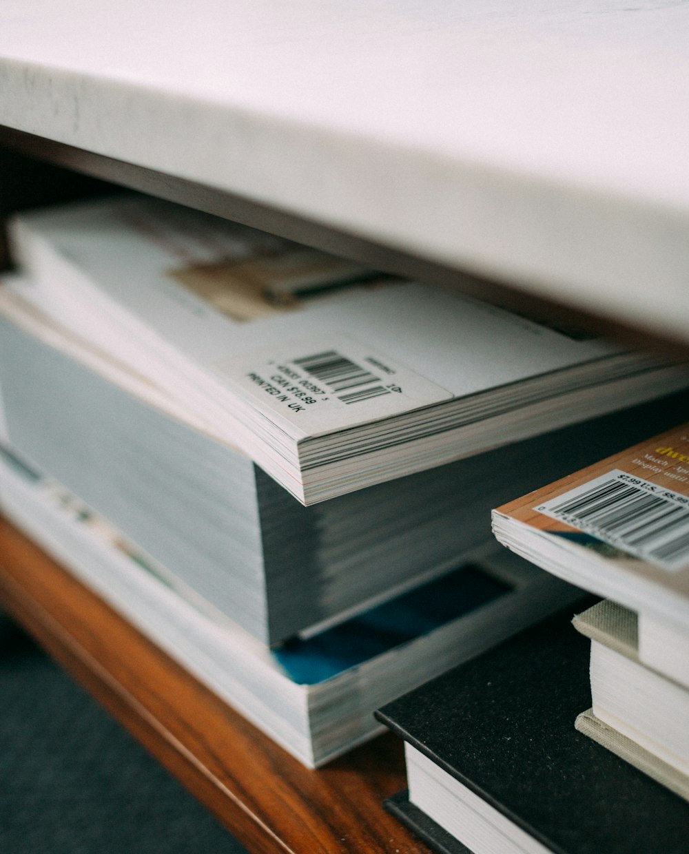 assorted books in the rakc