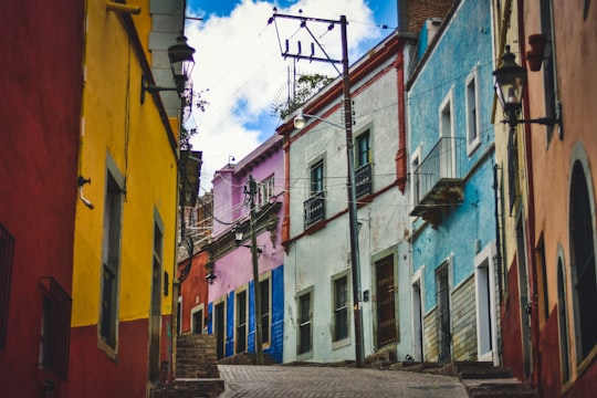 assorted-color houses at daytime in Guanajuato Mexico