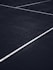 black road with white stripes