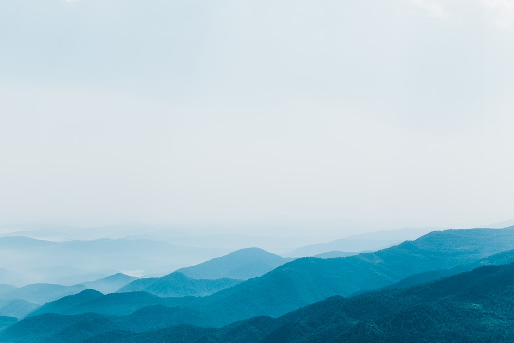 aerial view of mountains