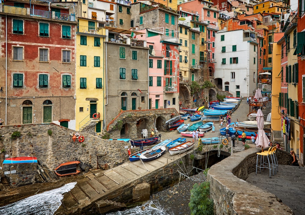 Photographie aérienne du village