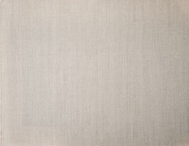 A close-up of a plain, textured fabric with a subtle woven pattern. The color is a light beige, and the weave creates a slightly uneven surface.