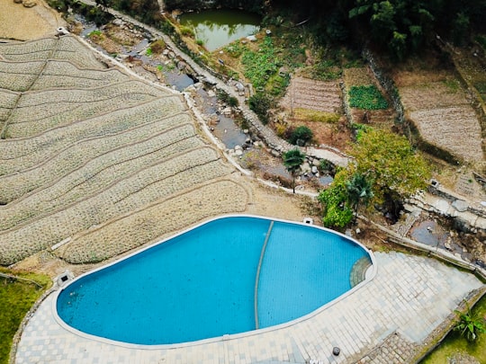 blue pool in Tonglu China