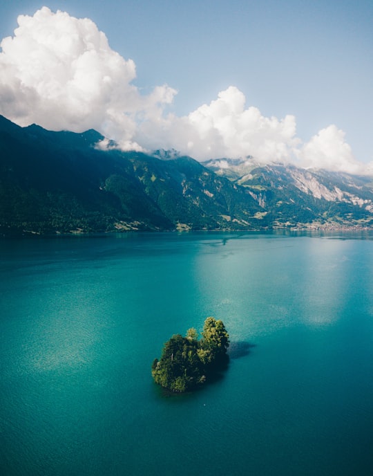 islet photography in Lake Brienz Switzerland