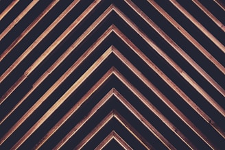 triangular black and brown graphic art