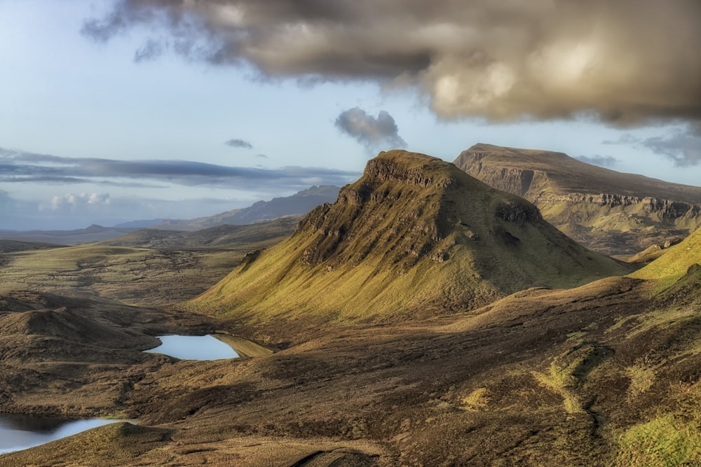 landscape photography of mountain