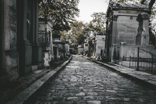 cemetery in Père Lachaise Cemetery France