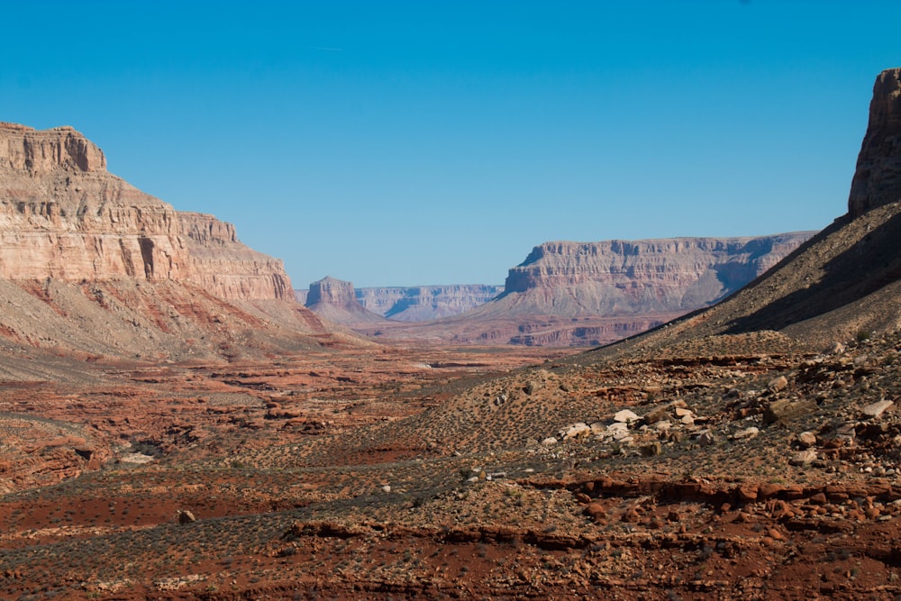 brown rock mountain