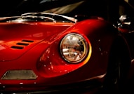 photo red Ferrari Dino Classic