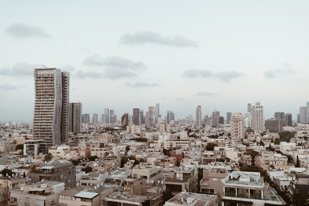 white and brown concrete buildings