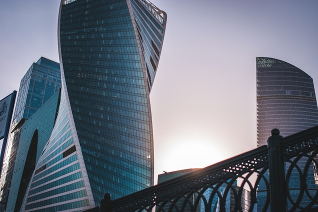 A stunning view of Bucharest's skyline showcasing modern real estate.