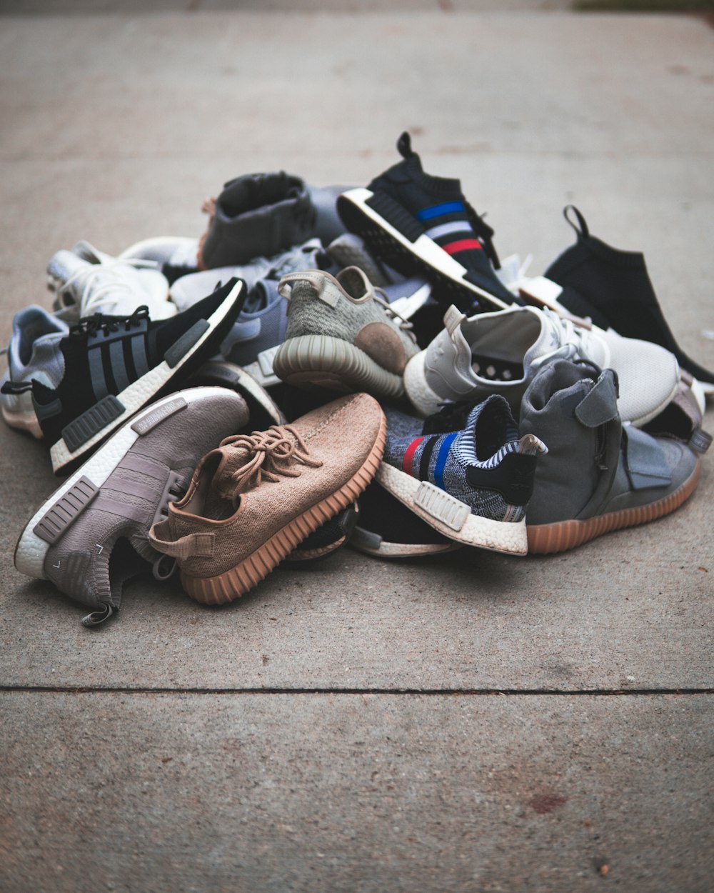 adidas sneakers on wooden surface photo – Free Footwear Image on Unsplash