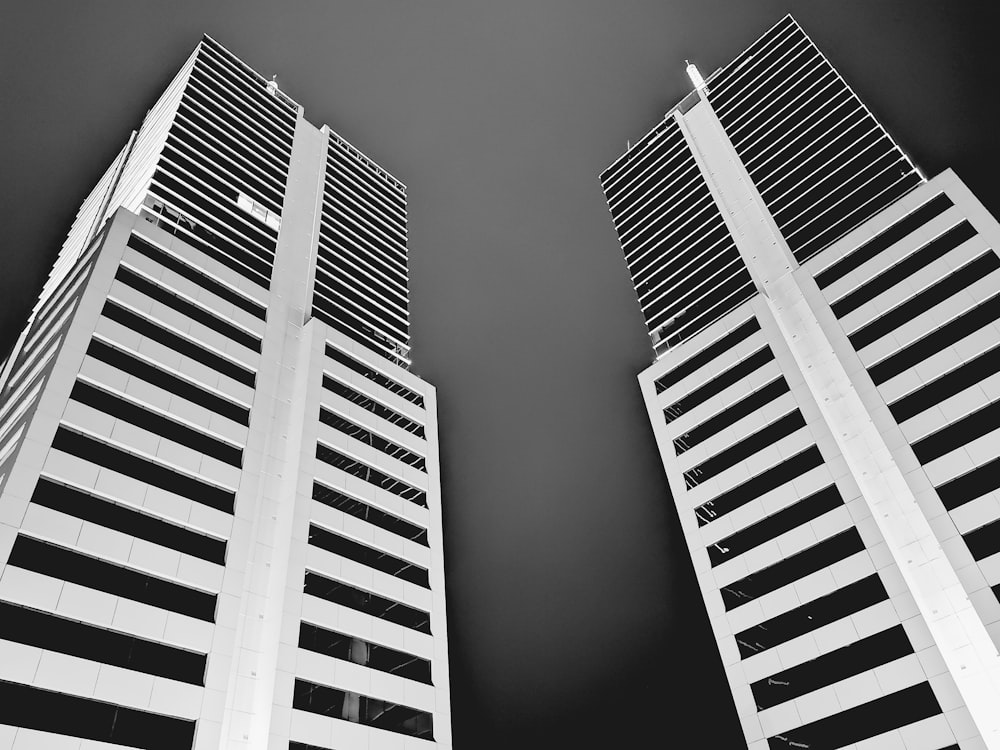 two high-rise buildings