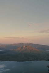 aerial view of mountain