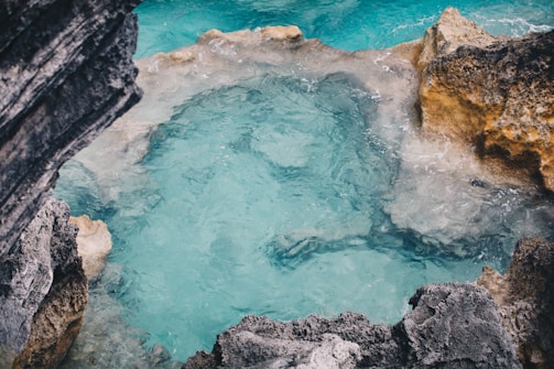 An exquisite pool featuring turquoise water.