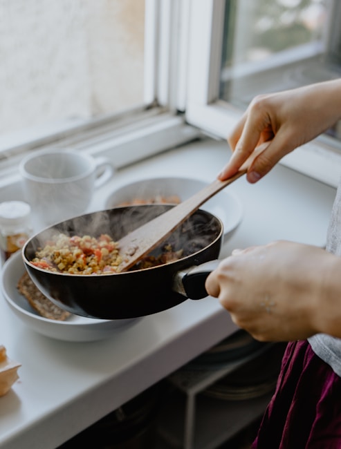 Chef Marco Bellini preparing a dish