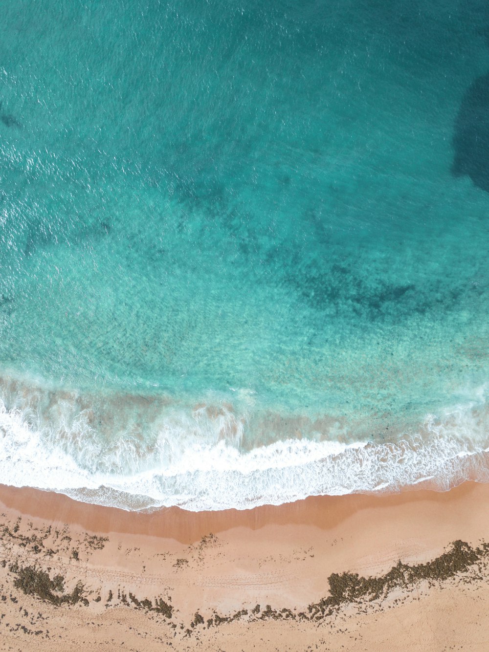 aerial photo of body of water