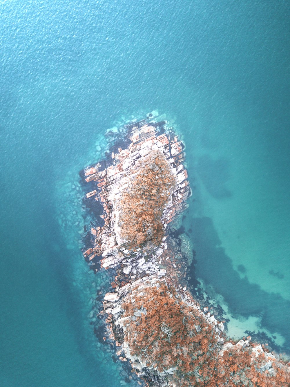 aerial photography of island at daytime