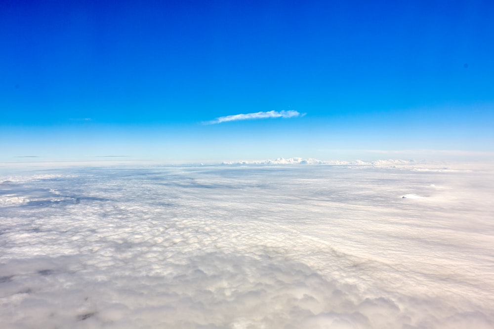 clouds under blue sky