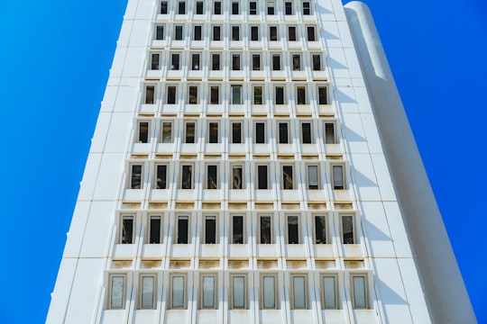 white concrete building in Tel Aviv District Israel