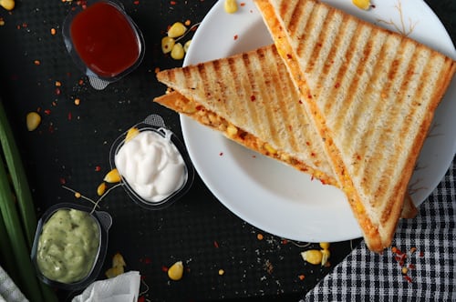 Fresh sandwich at Russell Restaurant
