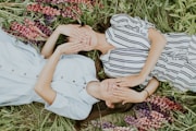 photo of women covering their eyes