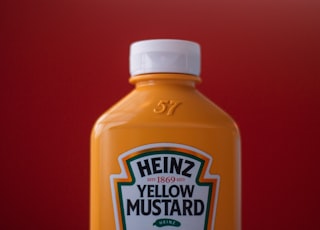 Heinz yellow mustard bottle