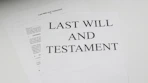 last will and testament white printer paper