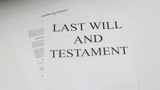 last will and testament document