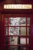 empty telephone booth
